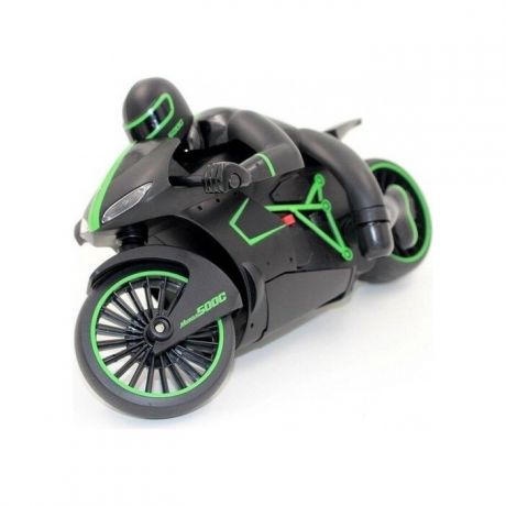 Радиоуправляемый черно-зеленый мотоцикл ZC 333 4CH 1/12 2.4G - 333-MT01B-G