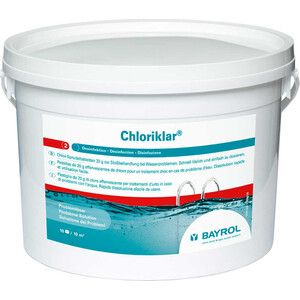 ХЛОРИКЛАР Bayrol 4531114 5 кг ведро, табл.20гр, быстрорастворимый хлор для дезинфекции воды