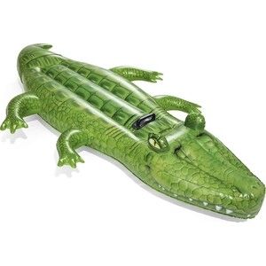 Надувная игрушка-наездник Bestway 41011 BW Крокодил с ручкой, 203х117см
