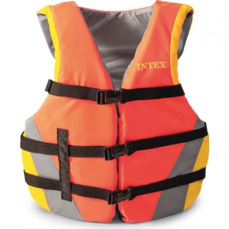 Жилет спасательный Intex 69680 с пенопластовыми вставками, от 23 до 41 кг