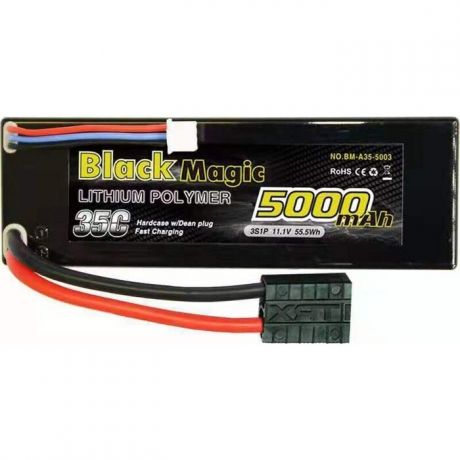 Аккумулятор Black Magic 35C/5000mah/11.1V ,3S1P(hardcase w/Traxxas Plug)