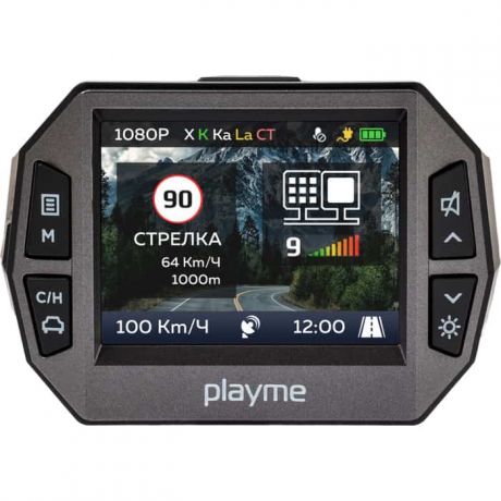 Видеорегистратор Playme с радар-детектором 600G GPS