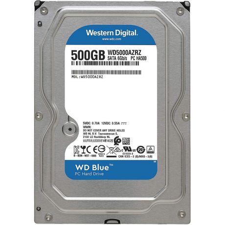 Внутренний HDD накопитель Western Digital 500GB 6GB/S 64MB BLUE WD5000AZRZ