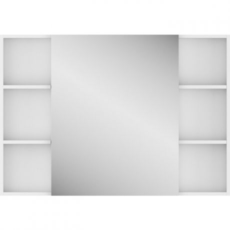 Шкаф-зеркало Uncoria Джелла 105 белый (610506)