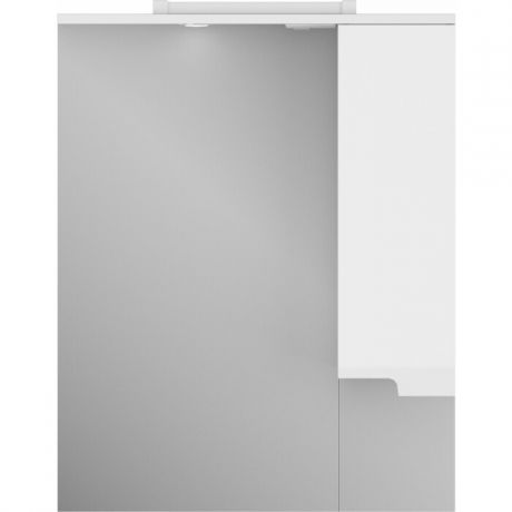 Шкаф-зеркало Uncoria Брента 65 белый (66518)