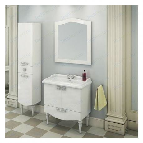 Мебель для ванной Comforty Монако 80 белый глянец