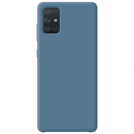 Чехол для смартфона Deppa Liquid Silicone Case для Samsung Galaxy A51 синий