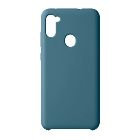 Чехол для смартфона Deppa Liquid Silicone для Samsung Galaxy A11 (2020) синий