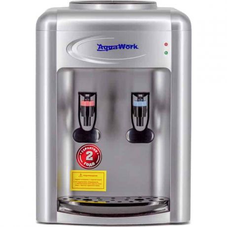 Кулер для воды Aqua Work AW 0.7TKR (серебро), только нагрев, настольный