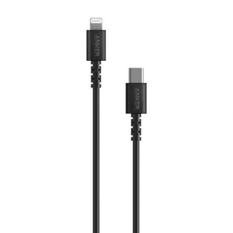 Кабель Anker PowerLine Select USB-C Lightning 3ft A8612, чёрный