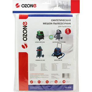 Фильтр для пылесоса Ozone совместимы с BOSCH, FELISATTI, HITACHI, METABO, STARMIX, ИНТЕРСКОЛ, 1 шт (XT-318)