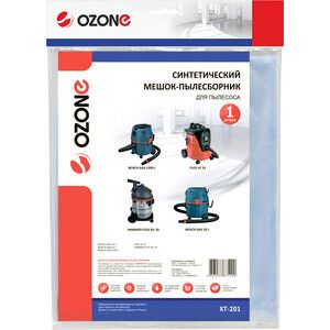 Фильтр для пылесоса Ozone совместимы с BOSCH GAS 15, BOSCH GAS 20, FLEX, HAMMER, 1 шт (XT-201)