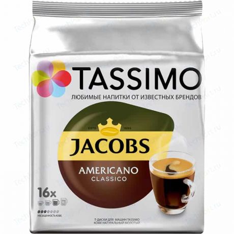 Кофе в капсулах TASSIMO Американо Классико 144гр