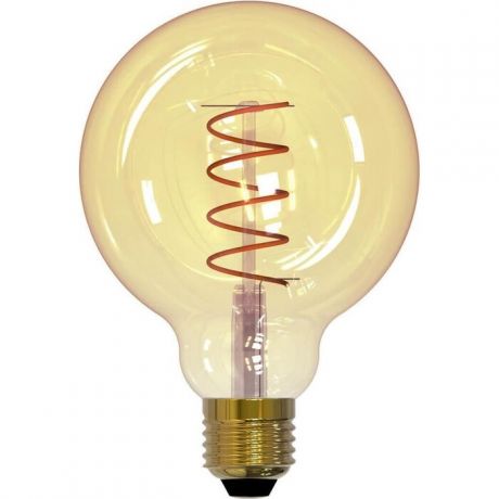 Филаментная светодиодная лампа Uniel LED-G95-4W/GOLDEN/E27/CW GLV21GO