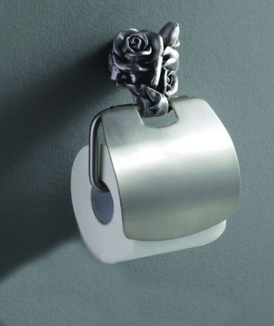 Держатель для туалетной бумаги серебро Art&Max Rose AM-0919-T