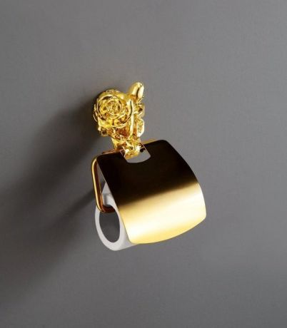 Держатель для туалетной бумаги золото Art&Max Rose AM-0919-Do