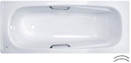 Стальная ванна 150х70 см отверстиями для ручек BLB Universal HG B50H handles