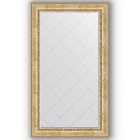 Зеркало 102х177 см состаренное серебро с орнаментом Evoform Exclusive-G BY 4428