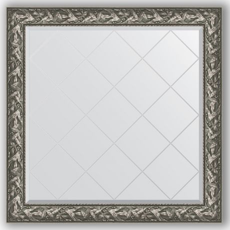 Зеркало 109х109 см византия серебро Evoform Exclusive-G BY 4458