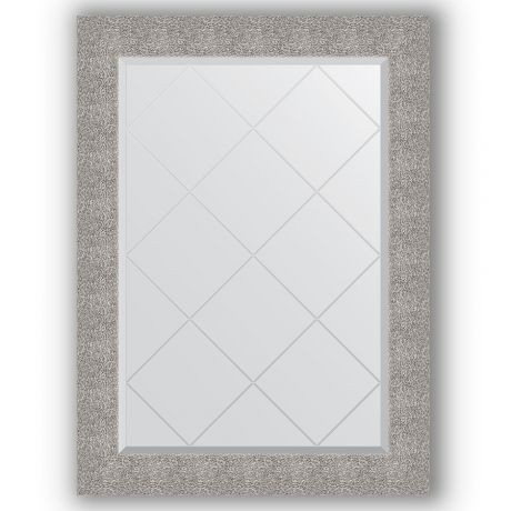 Зеркало 76х104 см чеканка серебряная Evoform Exclusive-G BY 4195