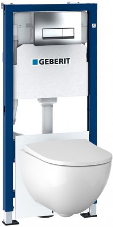 Комплект подвесной унитаз + система инсталляции Geberit Acanto 500.128.21.A