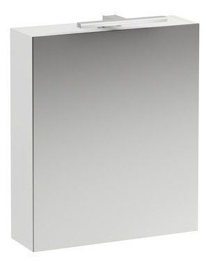 Зеркальный шкаф 60х70 см белый матовый R Laufen Base 4.0275.2.110.260.1