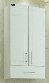 Шкаф подвесной белый глянец Санта Дублин 423002