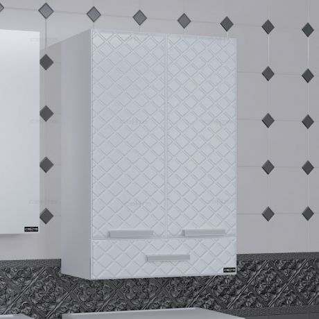 Шкаф подвесной белый глянец Санта Калипсо 417003N