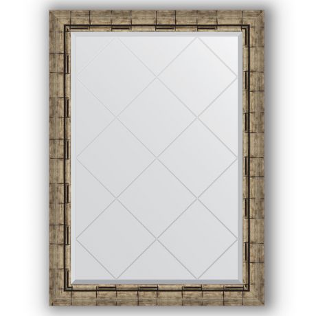 Зеркало 73х101 см серебряный бамбук Evoform Exclusive-G BY 4179