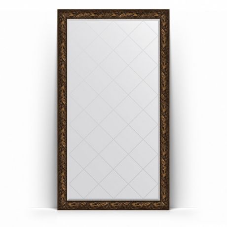 Зеркало напольное 114х203 см византия бронза Evoform Exclusive-G Floor BY 6366