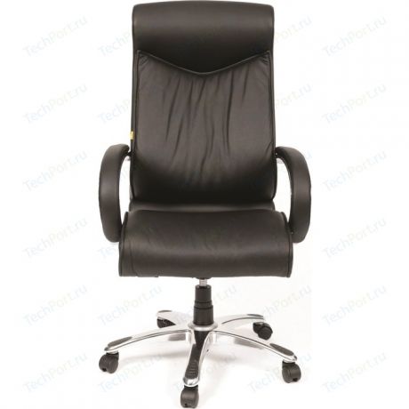 Офисное кресло Chairman 420 Россия кожа черная