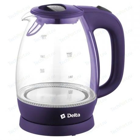 Чайник электрический Delta DL-1203 фиолетовый