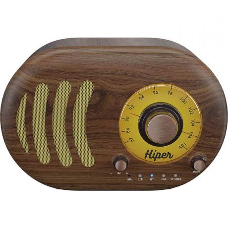 Портативная колонка Hiper RETRO S H-OT4 wooden
