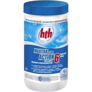 Двухслойная таблетка HTH K801792H1 быстрый и медленный хлор, 1 кг