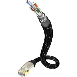 Кабель видео (TV) Inakustik Exzellenz CAT6 Ethernet Cable, 0.5 m, SF-FTP, AWG 24, 006711005