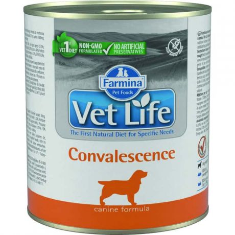 Консервы Farmina Vet Life Convalescence Canine диета в период выздоровления для собак 300г