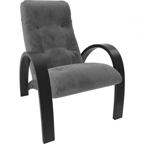 Кресло Мебель Импэкс Модель S7 венге/шпон ткань Verona antrazite grey