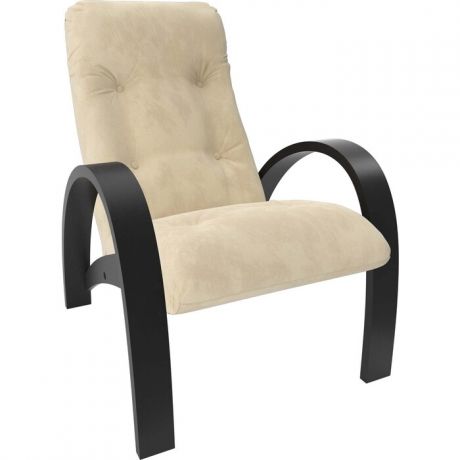 Кресло Мебель Импэкс Модель S7 венге/шпон ткань Verona vanilla