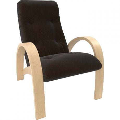 Кресло Мебель Импэкс Модель S7 натуральное дерео/шпон ткань Verona wenge