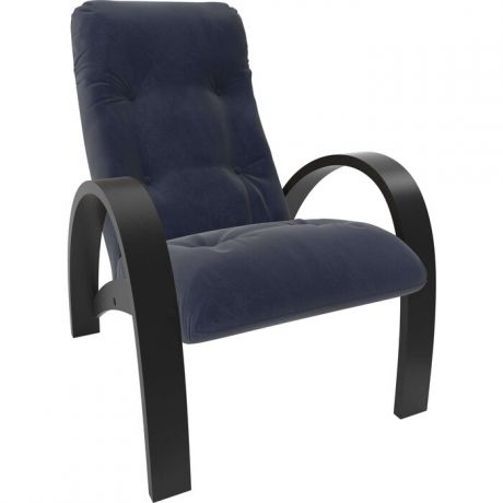 Кресло Мебель Импэкс Модель S7 венге/шпон ткань Verona denim blue