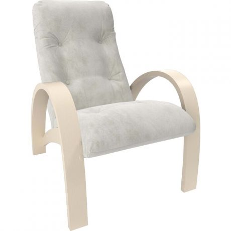 Кресло Мебель Импэкс Модель S7 дуб шампань/шпон ткань Verona light grey