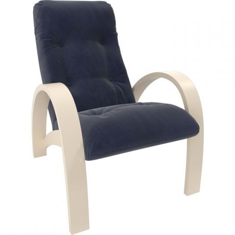 Кресло Мебель Импэкс Модель S7 дуб шампань/шпон ткань Verona denim blue