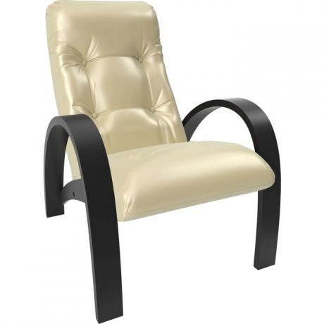 Кресло Мебель Импэкс Модель S7 венге/шпон к/з oregon perlamutr 106