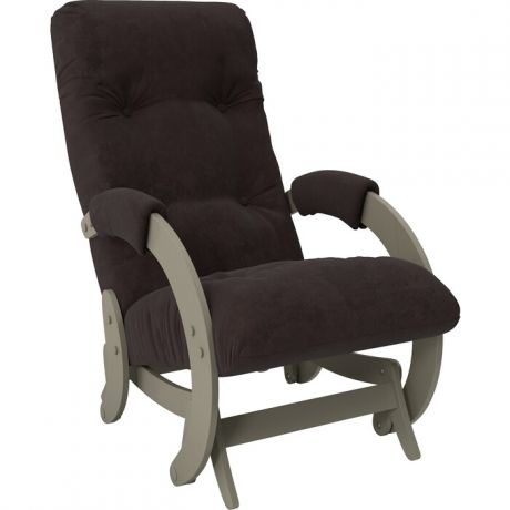 Кресло-качалка глайдер Мебель Импэкс Модель 68 серый ясень ткань Verona wenge