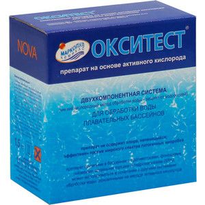Дезинфицирующее средство для воды Маркопул Кемиклс Окситест-Нова М23, безхлорное, 1.5 кг