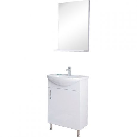 Мебель для ванной комнаты Grossman ЭКО-52, 50 белая (105205)