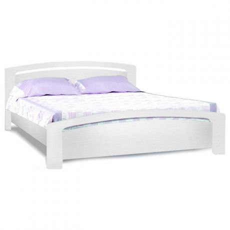 Кровать Miella Wave 160х200 белый (эмаль)