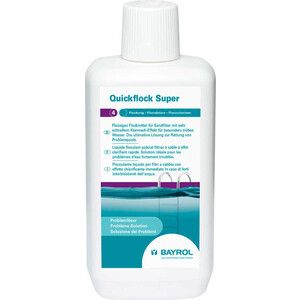 КУИКФЛОК Bayrol 4595161 (Quickflock super) 1 л бутылка жидкость для удаления мелких частиц грязи из воды