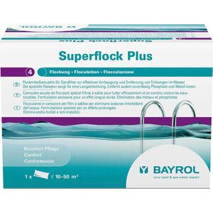СУПЕРФЛОК Bayrol 4595292 (Superflock plus) 1 кг коробка медленнорастворимый коагулирующий препарат