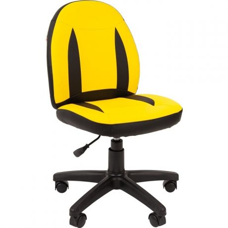 Кресло Chairman Kids 122 экопремиум желтый/черный